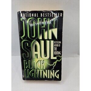 Black Lightning by Saul, John, Acceptable Book